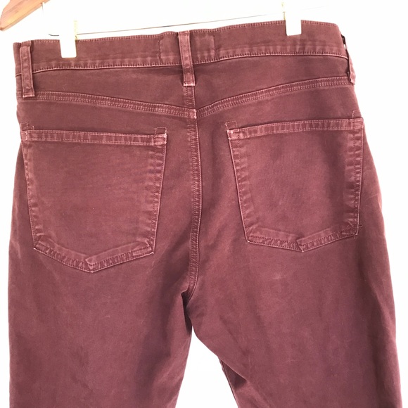 J Brand Tyler Slim Fit Stretch Jeans Cabernet Wash - Picture 5 of 8